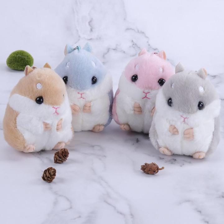 10cm Hamster Doll Keychain Pendant Doll Hamster Cute Backpack Doll