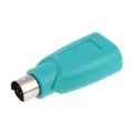 1Pair Keyboard Mouse PS2 to PS/2 USB Adapter Converter for usb Keyboard Mouse. 