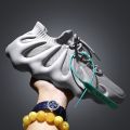 Volcano shoes men's autumn winter mesh men's shoes casual sports coconut shoes student 2024 new socks shoes men's.