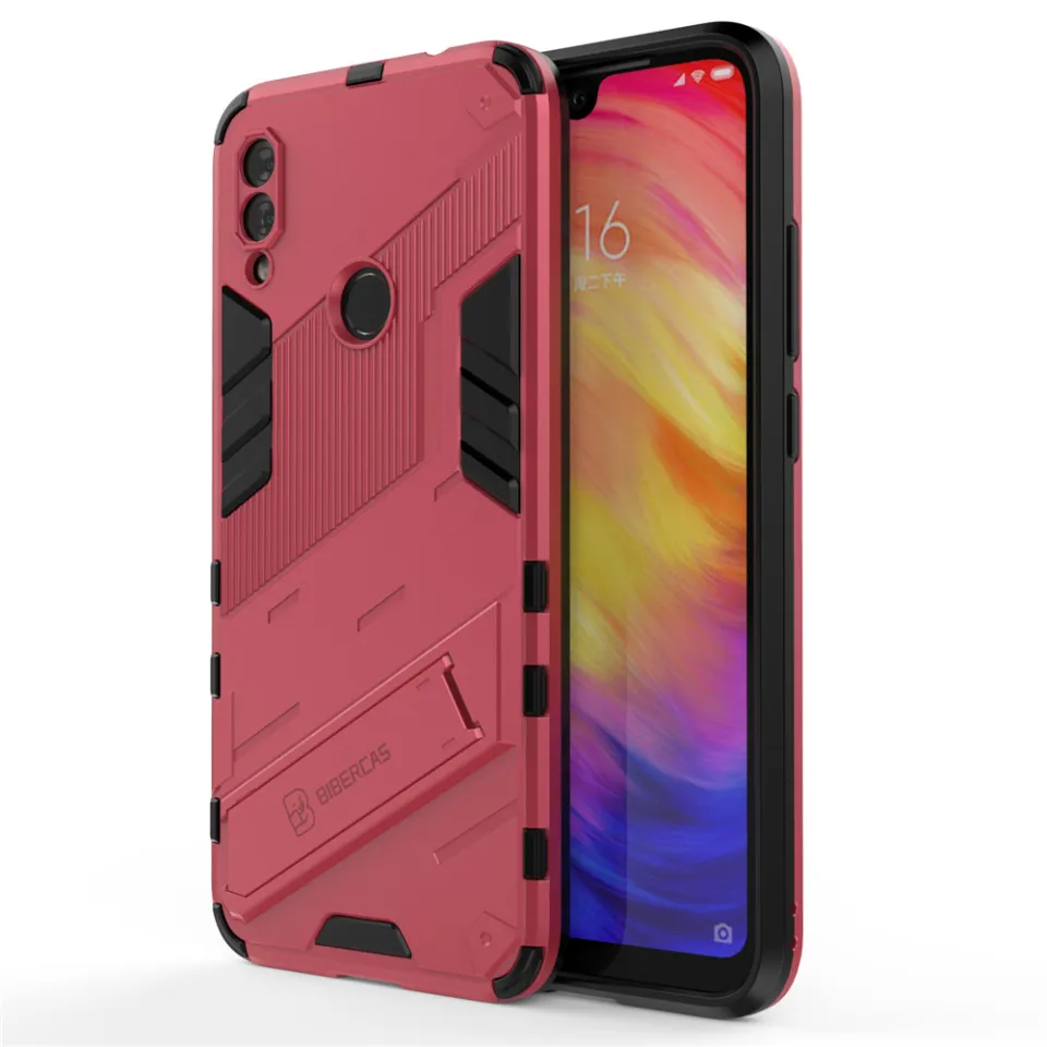 Coque LXHGrowH Pour Xiaomi Redmi Note 7 / 7 Pro – Hybride Double Couche Transparente, Anti-choc