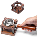 Coffee Tamper Holder,Wooden Coffee Tamper Station Espresso Tamping Station Portafilter Holder for Espresso Machine. 