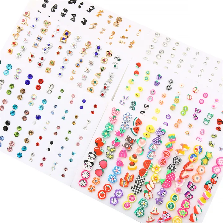 50%20Pairs%20Korean%20Fashion%20Earrings%20Mixed%20Styles%20Pearls%20Colorful%20Rhinestone%20Flower%20Fruits%20Animal%20Plastic%20Stud%20Earring%20Set%20For%20Girls%20Piercing%20Metal%20Ladies%20Jewelry%20Gifts%20-%20Image%204
