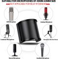 Universal Microphone Pop Filter Condenser Microphone PC Studio Recording Metal Windscreen for Mic Pop Screen.