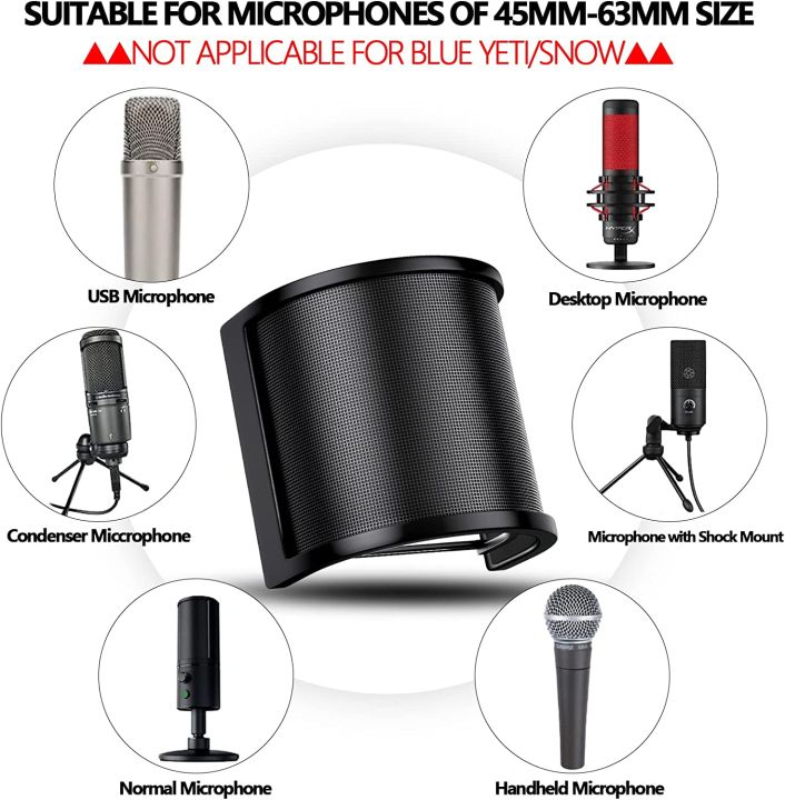 Universal%20Microphone%20Pop%20Filter%20Condenser%20Microphone%20PC%20Studio%20Recording%20Metal%20Windscreen%20for%20Mic%20Pop%20Screen%20-%20Image%204