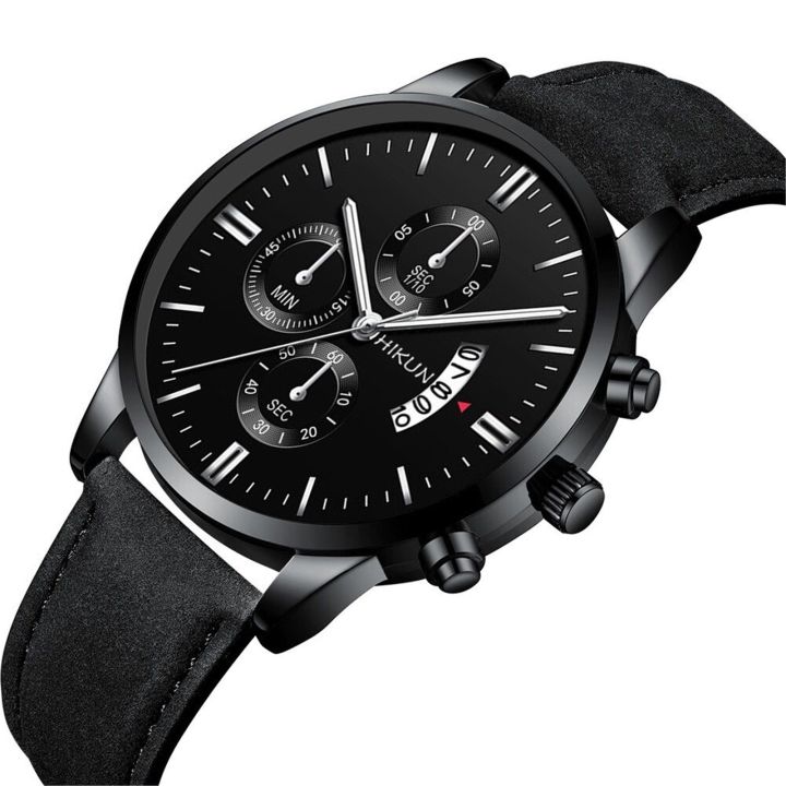 Sleek%20Minimalist%20Watch%20For%20Mens%20Fashion%20Leather%20Strap%20Dial%20Men's%20Analog%20Quartz%20Watch%20Gift%20Luxury%20Men%20Mechanical%20Wristwatches%20-%20Image%206