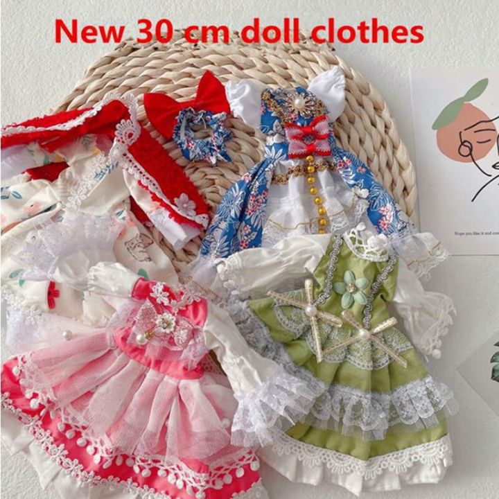 1/6%20BJD%2030cm%20Dolls%20Fashion%20Doll%20Clothes%20Fat%20Body%20Princess%20High%20Quality%20Dress%20Fashion%20Accessor%20Dress%20Up%20Doll%20Gift%20DIY%20Clothes%20-%20Image%204