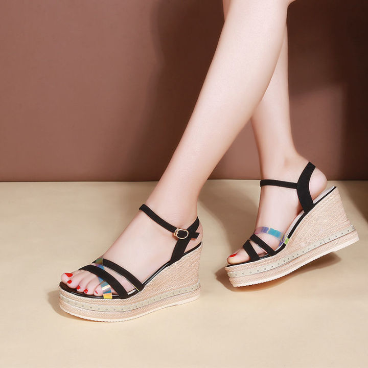 Women's%20Wedge%20Sandals2023New%20Summer%20Fashion%20All-Match%20Muffin%20Raise%20the%20Bottom%20Summer%20Fairy%20Style%20High%20Heels%20-%20Image%206
