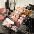 Transparent Display Stand Desktop Cosmetic Organizer Lipstick Perfume Eye Shadow Plate Display Holder Nail Polish Display Stand.