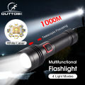 Outtobe Flashlight Multifunctional P50 Mini Torch Light White Laser Flashlight Super Bright Flashlight Waterproof Outdoor Torchlight Zoomable LED Flashlight Penlight.