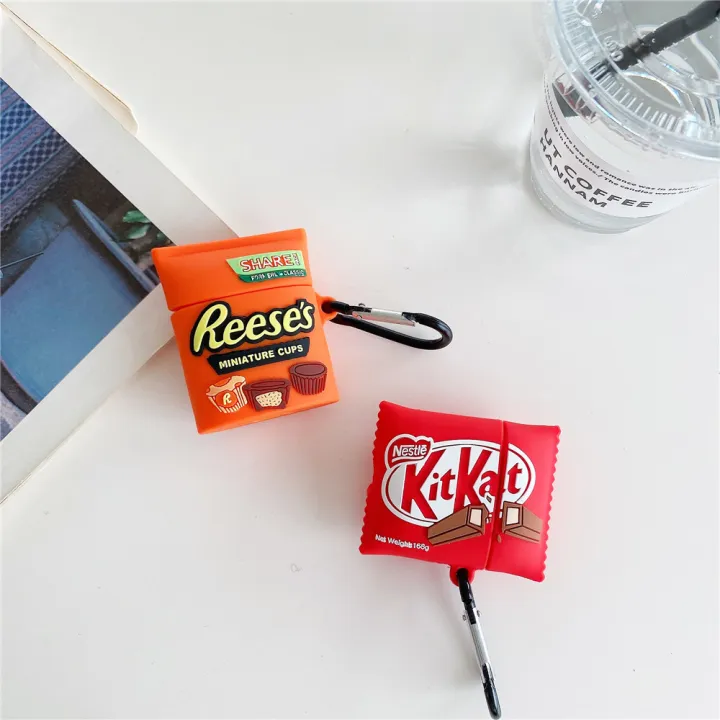 Chocolate%20Reeses%20NERDS%20Kitkat%20Sour%20Patch%20kids%20Cheetos%20Earphone%20Case%20For%20AirPods%20Pro%203%202%201%20Ben%20Jerry%20Wireless%20bluetooth%20headset%20-%20Image%202