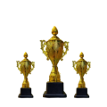 Gold Color Cricket & Football 8 Inch Mini Trophy - Cricket mini trophy - Football mini trophy - Mini trophy. 