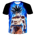 Anime Figures Son Goku Vegeta Tops Super Saiyan T Shirts Children's Clothing Dragon Ball T-shirt Kids Clothes Baby Boys T-shirt. 