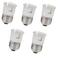 5 pcs Bulb Base Socket  (E27 To B22) Converter  Adapter. 
