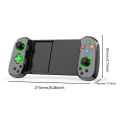 D7/D3 Telescopic Mobile Phone Gamepad Bluetooth 5.0 Type-C Wireless Game Controller Joystick for Android/iPhone /Switch /PS4/PC.