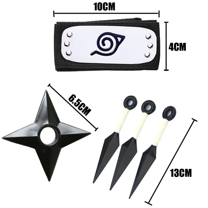 Anime%20Naruto%20Cosplay%20Accessories%20Set%20Kunai%20Shuriken%20Headband%20Ring%20Pendant%20Action%20Figure%20Akatsuki%20Kakashi%20Prop%20Toy%20Gift%20-%20Image%204