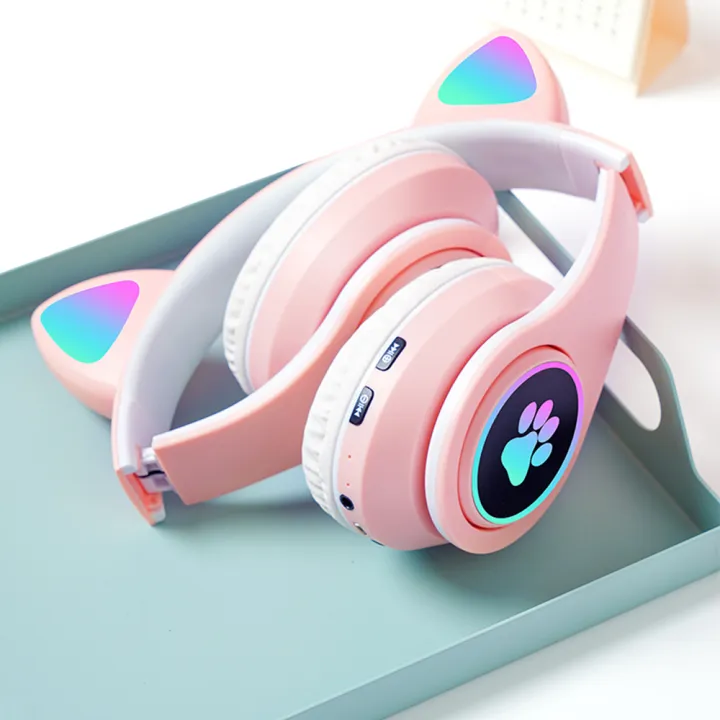 Cute%20Cat%20Wireless%20Headphones%20RGB%20Cute%20Cat%20Ears%20Headset%20With%20Microphone%20Noise%20Cancelling%20Kid%20Stereo%20Music%20Children's%20Gifts%20-%20Image%202