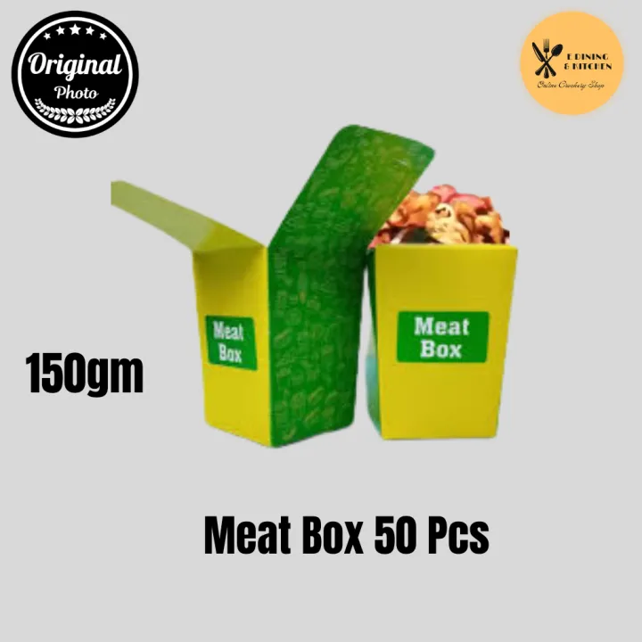 Readymade Meat Box (150gm) – Regular Size | Colourful Food-Themed ...
