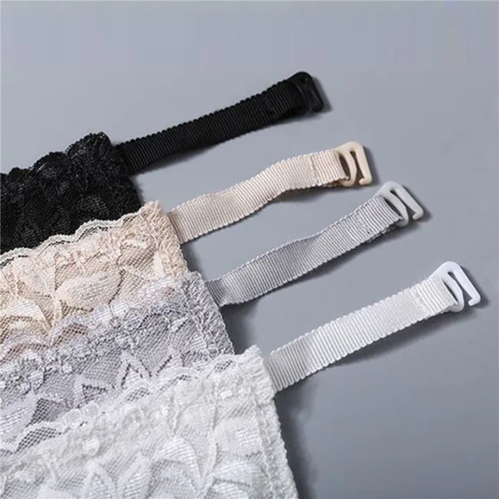Women%20Lace%20Cleavage%20Cover%20Up%20Mock%20Camisole%20Bra%20Underwears%20Strapless%20Insert%20Wrapped%20Chest%20Invisible%20Clip-On%20Adjustable%20Tube%20Top%20-%20Image%206