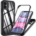 360 Degree Case For iPhone 14 13 12 11 Pro Max 15 14 Plus XS MAX XR Transparent Cover Full Body Rugged Built-in Screen Protector.