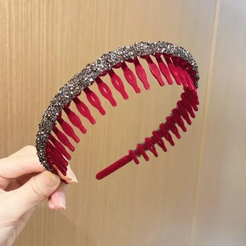 Retro%20rhinestone%20flocked%20headband%20for%20women,%20high-end,%20toothed,%20broken%20hair%20finishing,%20non-slip%20face%20wash,%20makeup%20headband,%20hairpin%20hair%20accessory%20-%20Image%205