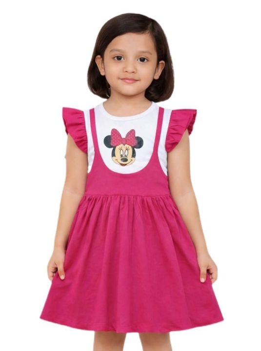 Stylish 1 Piece Baby Girls Dress for 1-10 years Summer Collection Clothes Suits Princess Christmas Kids Girls Outfits Fall Winter T-Shirt Overalls Strap Plaid Dress Girls Set