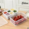 6 grid fridge storage box, Refrigerator Storage Box 6 Grids, Freeze storage box.