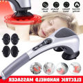 Revitalize Your Body with a Double Head Full Body Massager Machine - Portable and Lightweight for Ultimate Relaxation. 