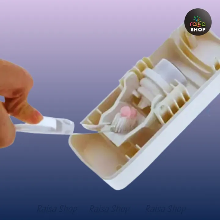 RAISA%20Automatic%20Toothpaste%20Dispenser%20and%20Brush%20Holder%20Set%20%20Wall%20Mountable%20Bathroom%20Organizer%20with%20Dust%20Proof%20Toothbrush%20Storage%20-%20Image%206