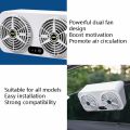 USB Interface Car Cooling Device Car Exhaust Air Circulation Exhaust Fan Car Changing Fan USB Fan.