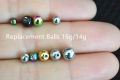 Stainless steel ball piercing jewelry DIY replacement ball lip nail eyebrow ring nose nail tongue ring navel nail accessories 16G 14G.