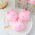Popular Sangzhi Same Cherry Blossom Pig Decompression Rabbit PigTPRVent Squeezing Toy Children Decompression Toy Wholesale. 
