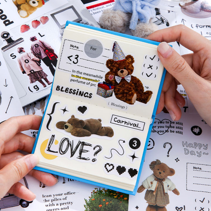 MOHAMM%204%20Sheets%20Simple%20Animal%20Sweetmeats%20Stickers%20for%20Diary%20Scrapbook%20Planners%20DIY%20Creative%20Decorative%20Supplies%20-%20Image%202