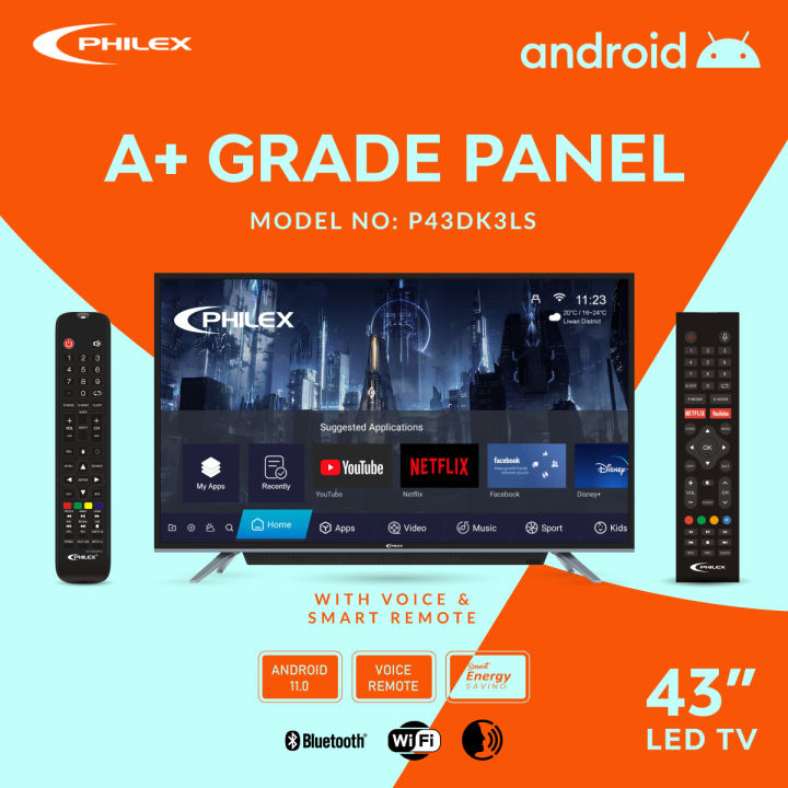 Philex 43" 4K P43DK3LS LED TV