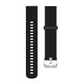 22mm Texture Silicone Wrist Strap Watch Band for Fossil Gen 5 Carlyle, Gen 5 Julianna, Gen 5 Garrett, Gen 5 Carlyle HR.