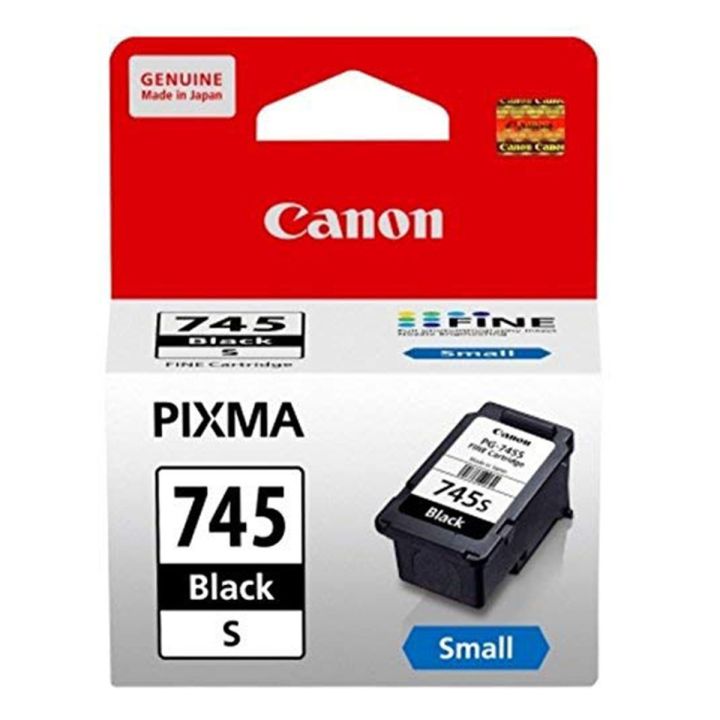 Canon PG-745 S Fine Cartridge Black for compatible with Canon PIXMA iP2870s, MG2570s, MG2577s, MG3070s, TS207, TS307 Printers