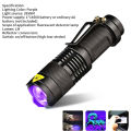 365nm UV Lamp USB Rechargeable Ultraviolet Flashlight 3 Mode Powerful Mini UV LED Torch Telescopic Zoomable UV Light Blacklight. 
