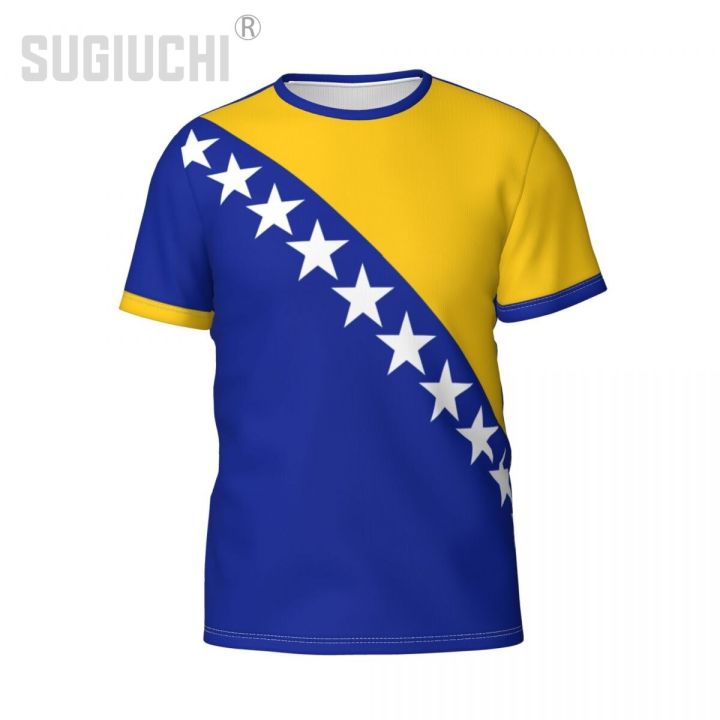 Custom%20Name%20Number%20Bosnia%20And%20Herzegovina%20Flag%20Emblem%203D%20T-shirts%20For%20Men%20Women%20Tees%20jersey%20team%20Soccer%20Football%20Fans%20Gift%20-%20Image%202