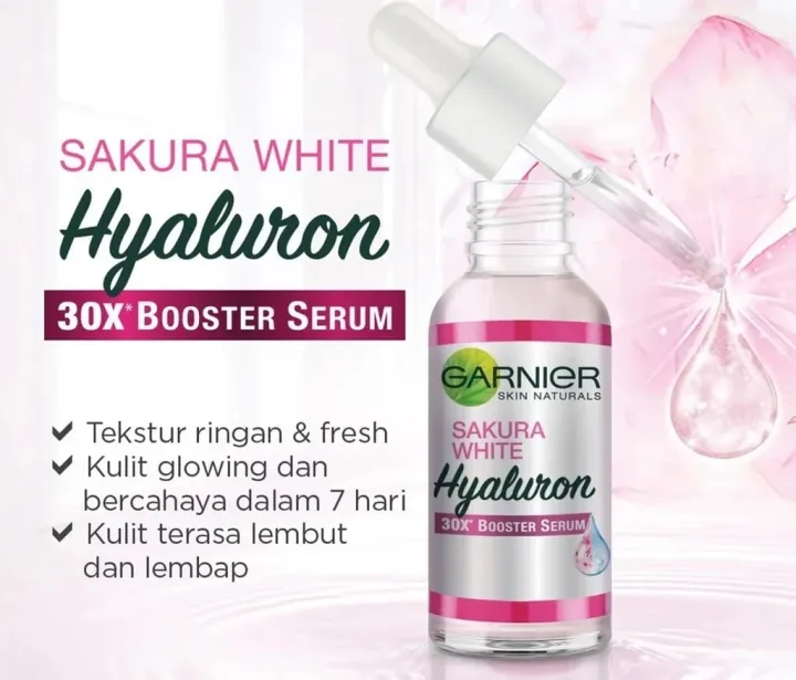 Garnier%20Sakura%20Glow%2030X%20Hyaluron%20Booster%20Serum%2030ml%20%7C%20Brightening%20&%20Hydrating%20Serum%20for%20Radiant%20Skin%20-%20Image%202