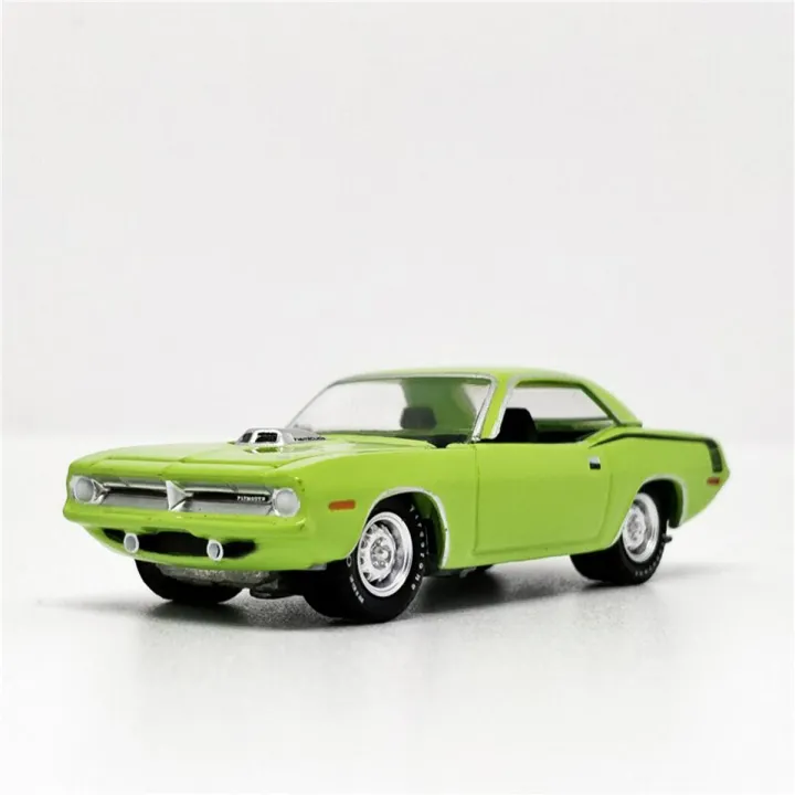 Greenlight 1:64 Plymouth HEMI Cuda Gree Diecast Model Car No Box