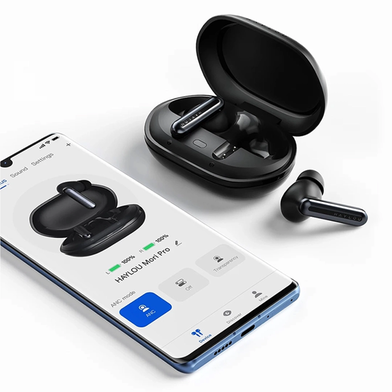 Haylou Mori Plus True Wireless Earbuds with 42dB Hybrid ANC (Black)