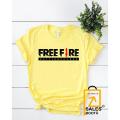 Freefire  Short Sleeves T-Shirt For Men  Free Fire Battleground - T Shirt. 