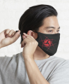 four Layer Face mask for Men and Women Gaming with Adjustable Ear Loop and Digital Print Face mask Graphics Print Anime mask and flower stylish fashion mask.