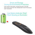 2.4G Wireless Fly Air Mouse Gyroscope IR Learning Smart Voice Gyro Keyboard Motion-Sensing Remote Control For Android T V Box PC. 