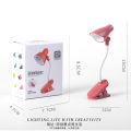 Mini Table Light LED Battery Operated Reading Desktop Book Clip Light Adjustable Portable Desk Night Lamp. 