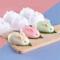 Rabbit Mold Bunny Cake Mold Silicone Mold Handmade Soap Mold Candle Model.