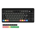 M87 PRO Retro Grey OLED Display Knob 75% TKL Tri-Mode Wireless Mechanical Keyboard Hot Swap Gamer Keyboard RGB Backlit for Win.