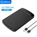 ORICO 2020U3 Plastic USB3.0 2.5 inch SATA SSD Hard Drive Case Support 4TB Mobile External HDD Enclosure Box High Speed.
