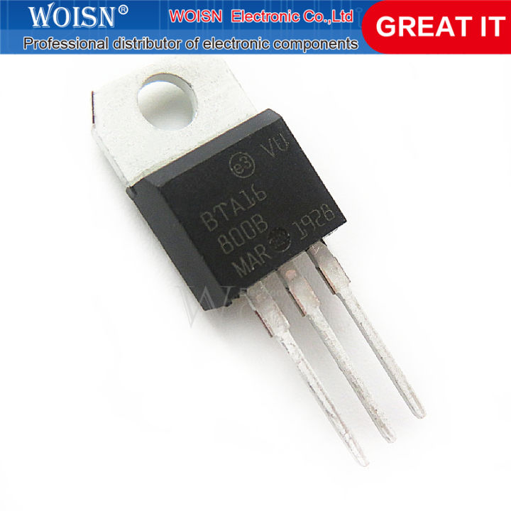 5pcs BTA16-800B BTA16 TO-220 | Daraz.com.bd