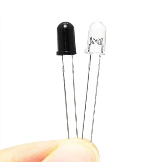 2Pair- IR Transmitter & Receiver LED Sensor 5mm 940nm IR LED Light Infrared Transmitter Receiver TX RX LED Sensor Light 5mm