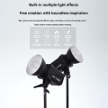 300W Bi LED Video Light, Continuous LED Lighting with 2.4G Wireless Remote for Portrait, Outdoor Photographic EU Plug.